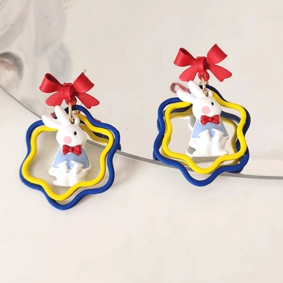 2/$30 Little Rabbits earrings - Picture 4 of 4